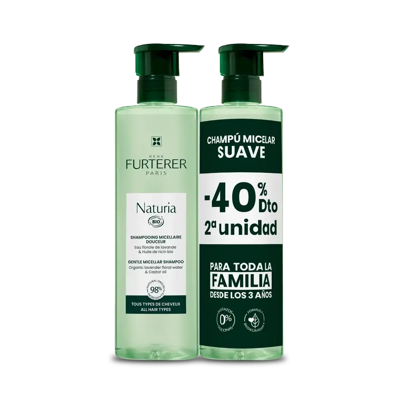 Rene Furterer Duo Naturia Ch 2X400Ml Frascos 24