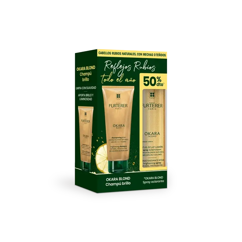 Rene Furterer Pack Okara Blond Ch + Spray 50%Dto 24