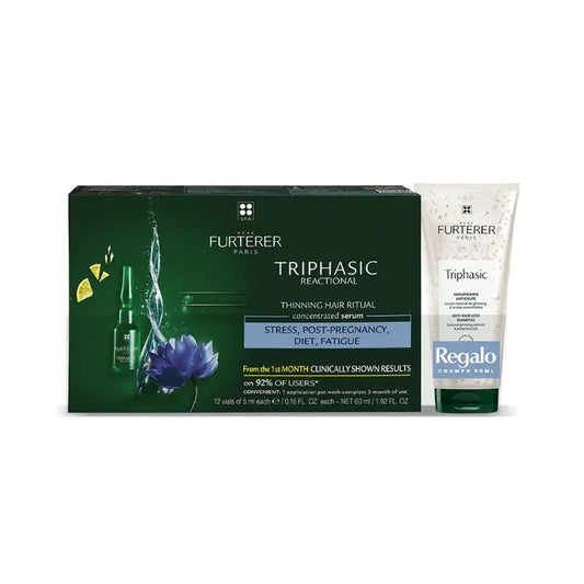 Rene Furterer Pack Triphasic Reaccional + Champu , 50 ml