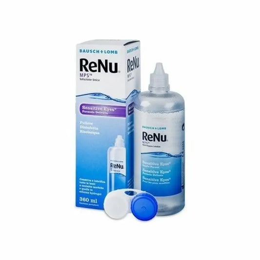 Renu MPS, solución única multiusos para ojos sensibles, 360ml