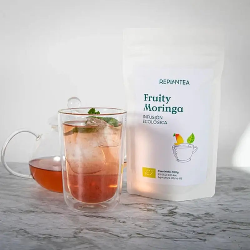 Replantea Infusión De Moringa Y Mango Ecológica , 100 gr