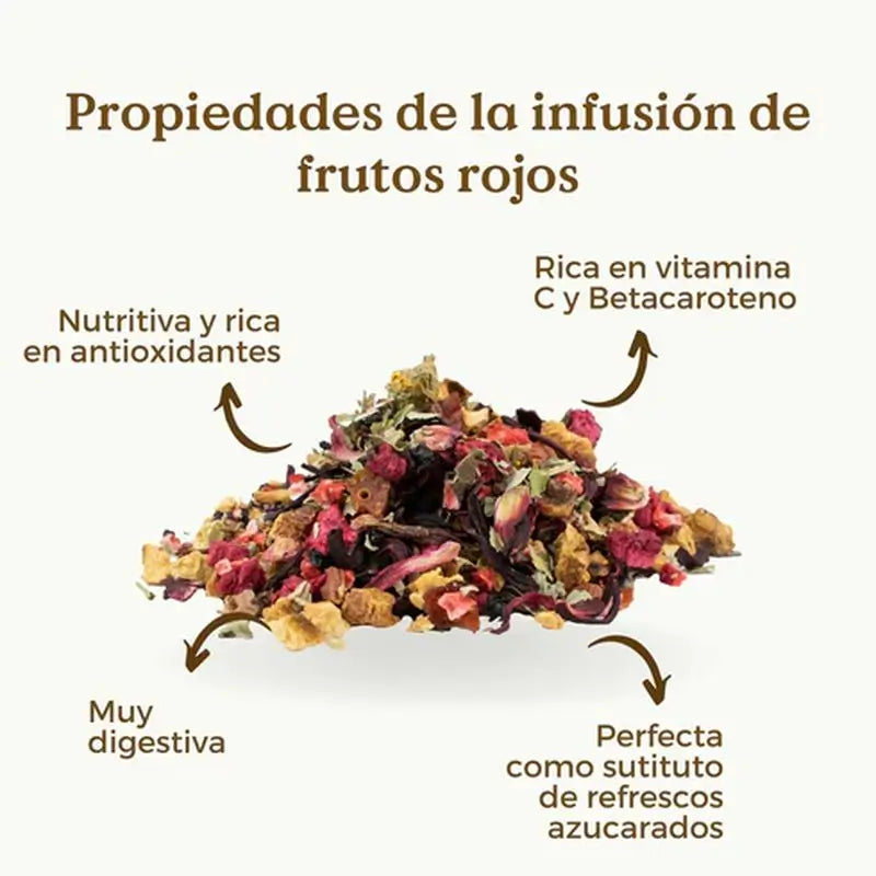 Replantea Infusión Frutos Rojos Ecológica, 100 gr