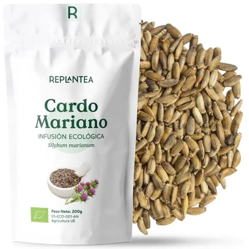 Replantea Semillas De Cardo Mariano Ecológica, 200 gr