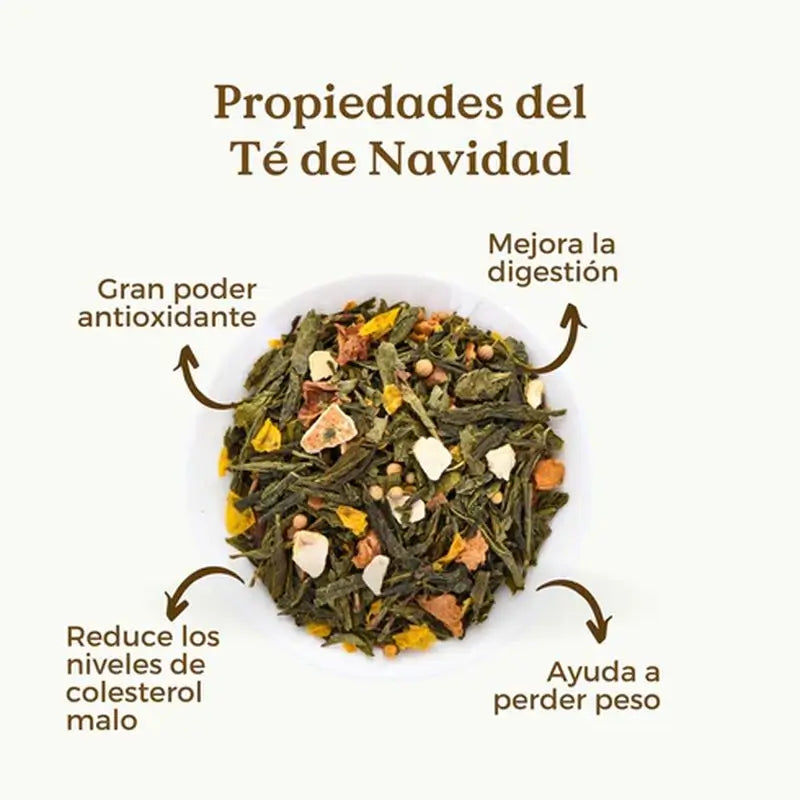 Replantea Té Verde De Navidad Ecológico, 100 gr