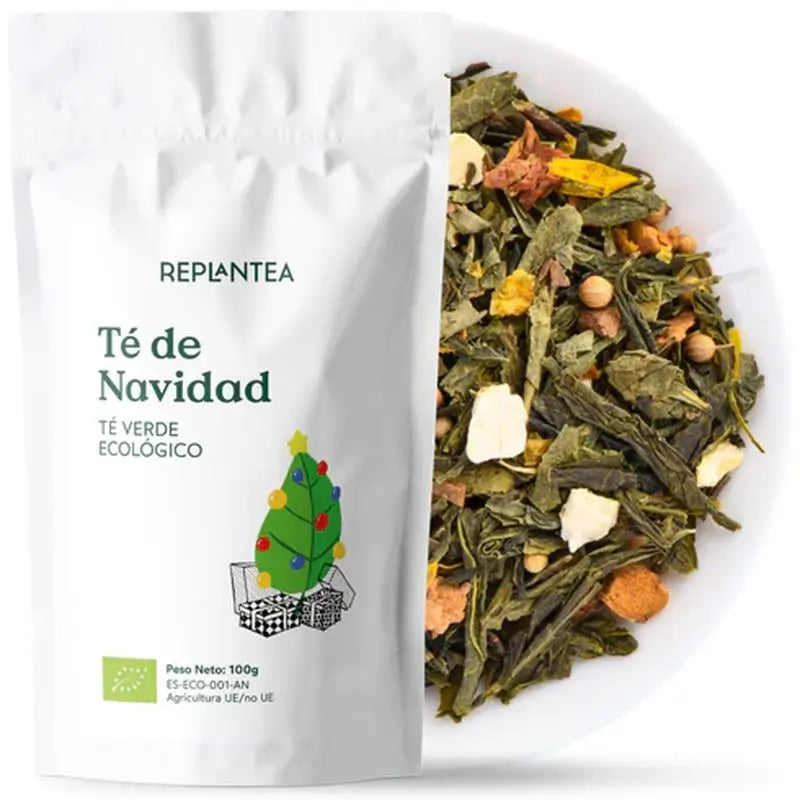 Replantea Té Verde De Navidad Ecológico, 100 gr