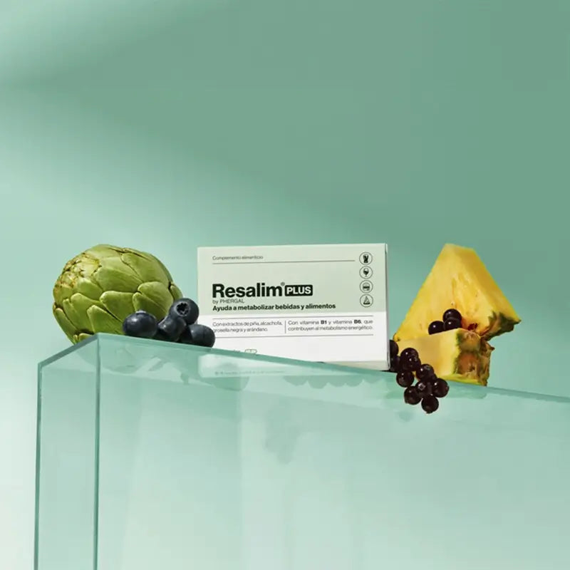 Resalim™ Plus Complemento Alimenticio Metabolizador Bebidas Alimentos 2X1 20 Comprimidos