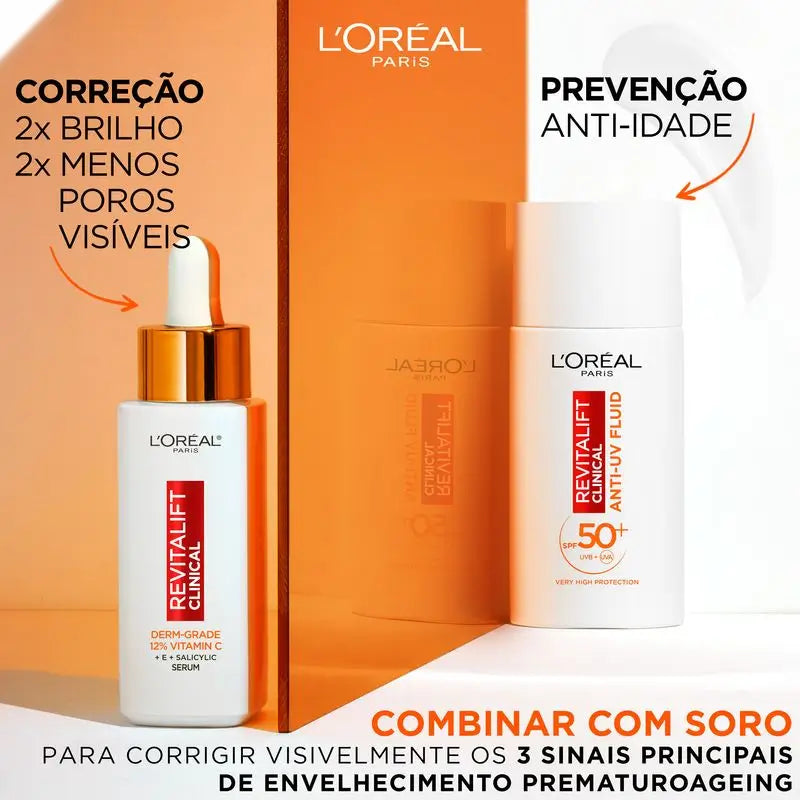 L'Oréal Paris Revitalift Clinical Fluido Hidratante Anti-Uv Diario Con Vitamina C