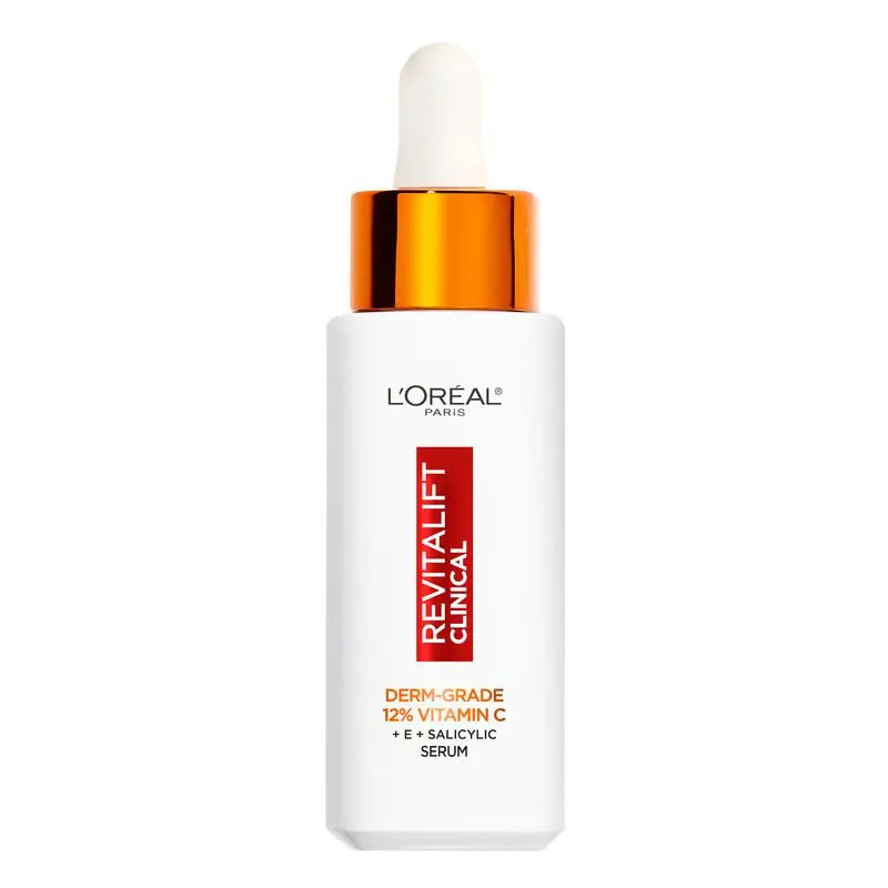 L'Oréal Paris Revitalift Clinical Sérum [Arrugas-Tono-Poros] Con 12% De Vitamina C Pura + Vitamina E + Ácido Salicílico.