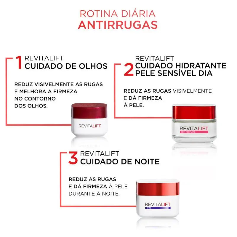 L'Oréal Paris Revitalift Crema Hidratante Sin Perfume Anti Arrugas Extra Firmeza