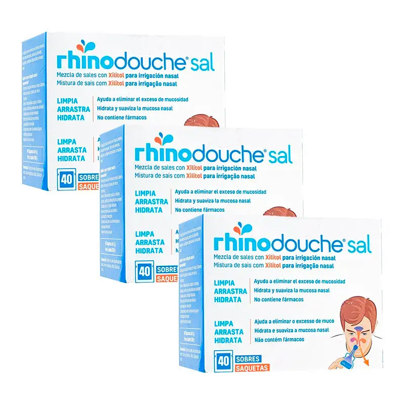 Rhinodouche Sal Pack , 3 x 40 sobres