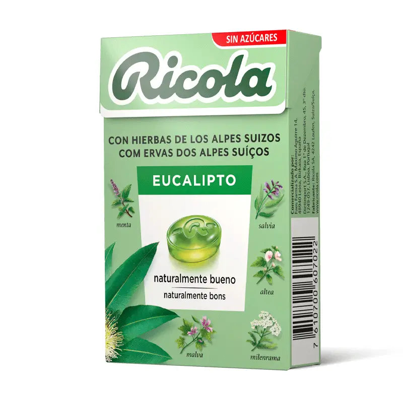 Ricola Caramelos Sin Azucar Eucalipto 50 G