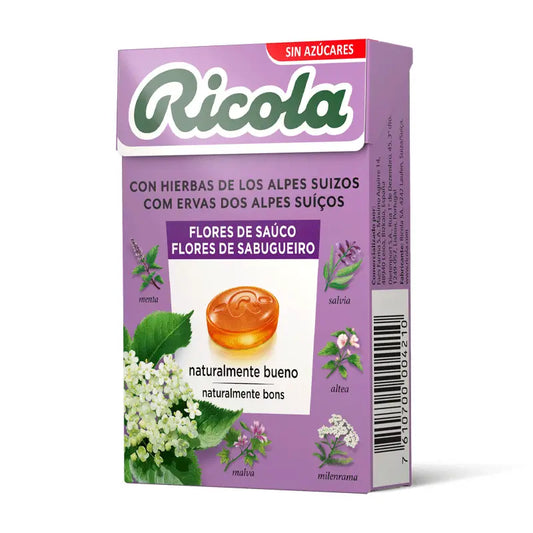 Ricola Caramelos Sin Azucar Flor de Sauco 50 G