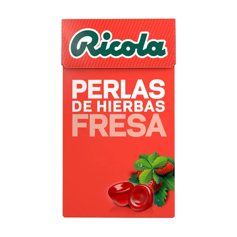 Ricola Perlas Sin Azucar Fresa 25 G