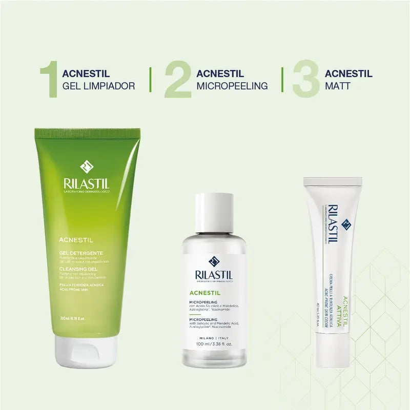 Rilastil Acnestil Matt Crema Hidratante y Matificante Pieles Grasas 40 ml