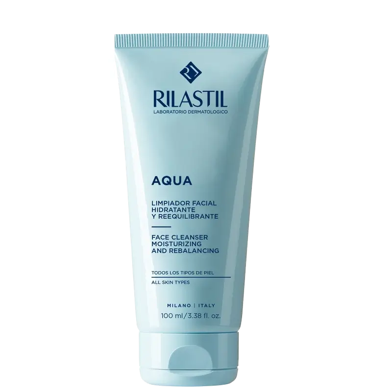 Rilastil Aqua Gel Limpiador Hidratante, 100 ml