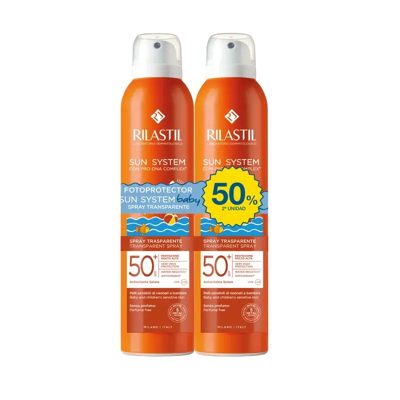 Rilastil Duplo Sun System SPF50 Baby 360, 2x200 ml