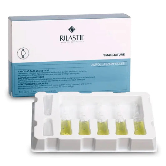 Rilastil Smagliatures Ampollas Antiestrias 5 ml x 10 Ampollas