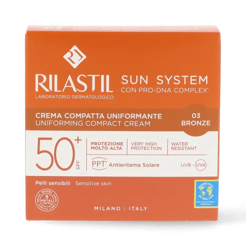 Rilastil Sun System 50+ Compacto Bronze 10 gr