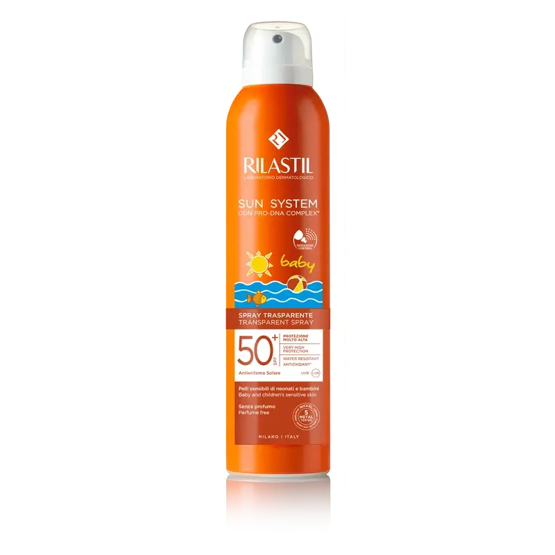 Rilastil Sun System SPF 50+ Baby Transparent Spray, 200 ml