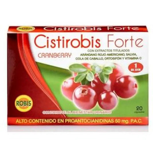 Robis Cistirobis Forte 20 Cápsulas 