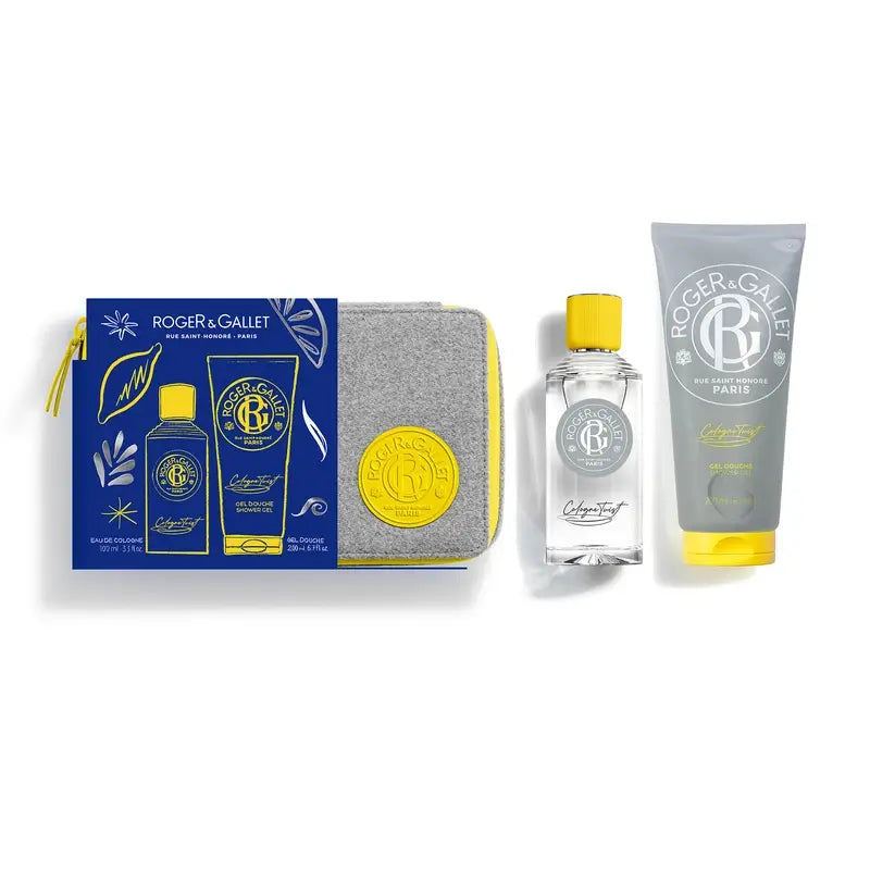 Roger & Gallet Cologne Twist Cofre Neceser Eau De Cologne + Gel Ducha, 300 ml