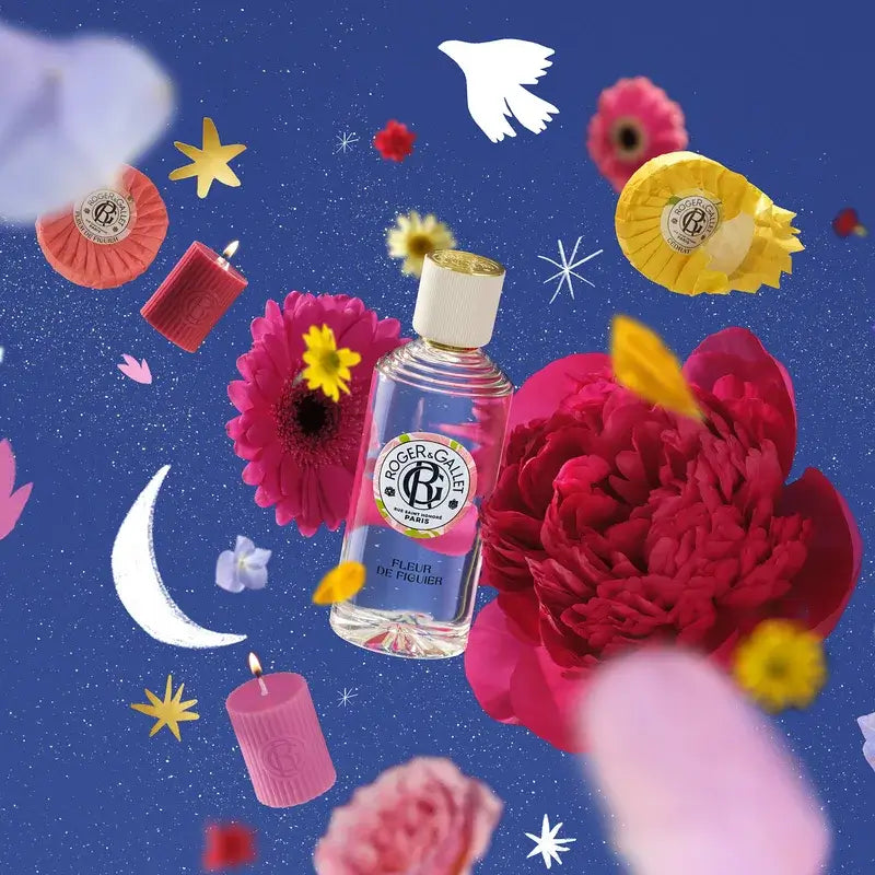 Roger & Gallet Fleur De Figuier Cofre Agua Perfumada Bienestar + Jabón Perfumado, 2 unidades