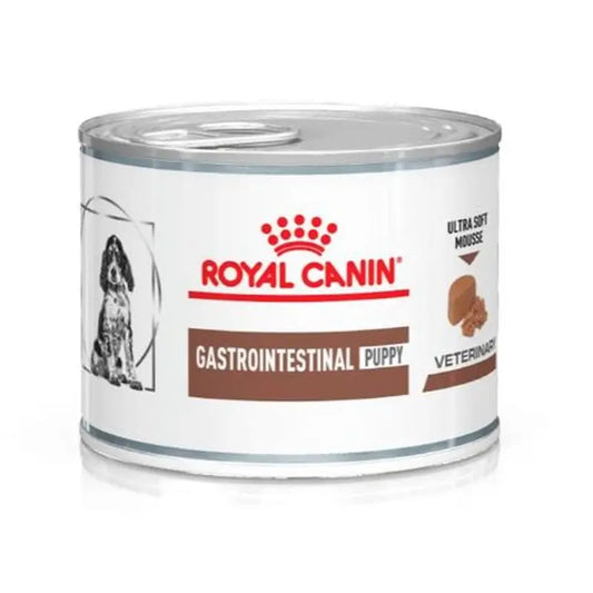 Royal Canin Veterinary Gastro Intestinal Puppy Mousse 12X195Gr, comida húmeda para perros