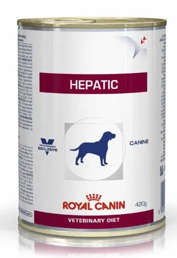 Royal Canin Veterinary Hepatic Caja 12X420Gr, comida húmeda para perros