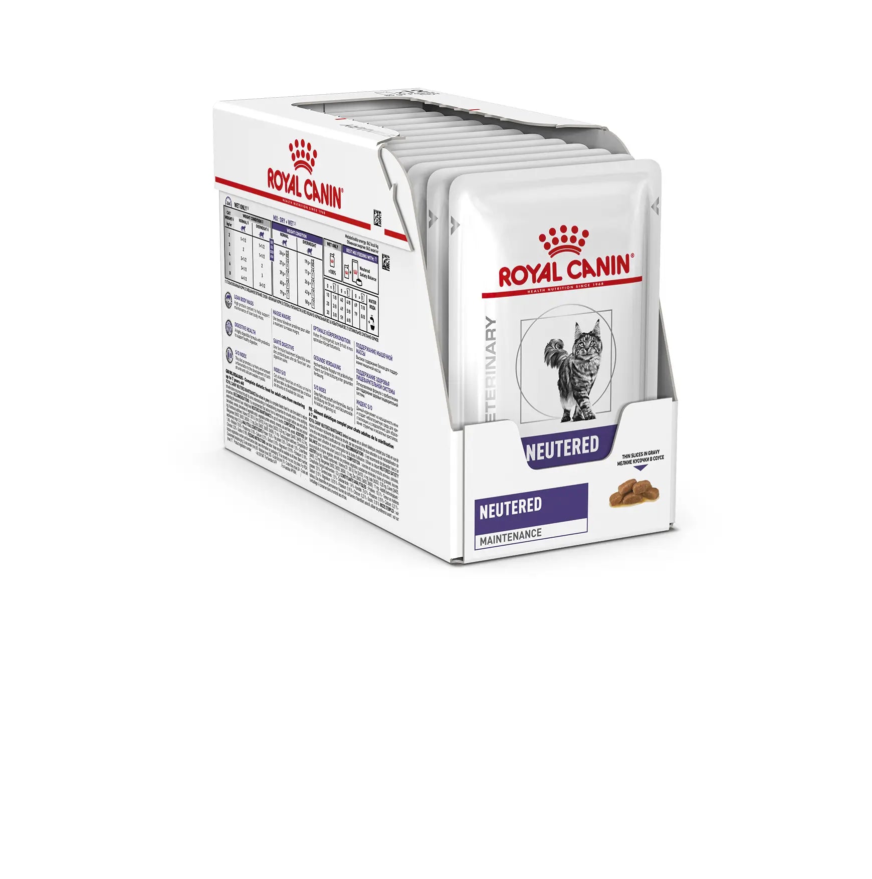 Royal Canin Veterinary Neutered Maintenance 12X85Gr, comida húmeda para gatos