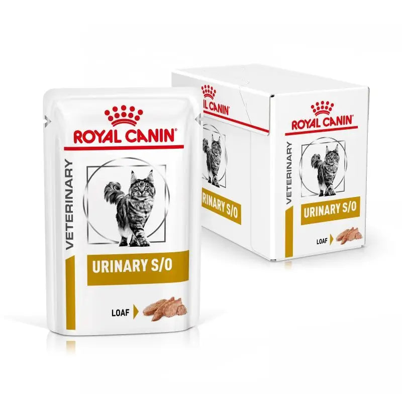 Royal Canin Veterinary Urinary S/O Moderate Calorie 12X85Gr, comida húmeda para gatos