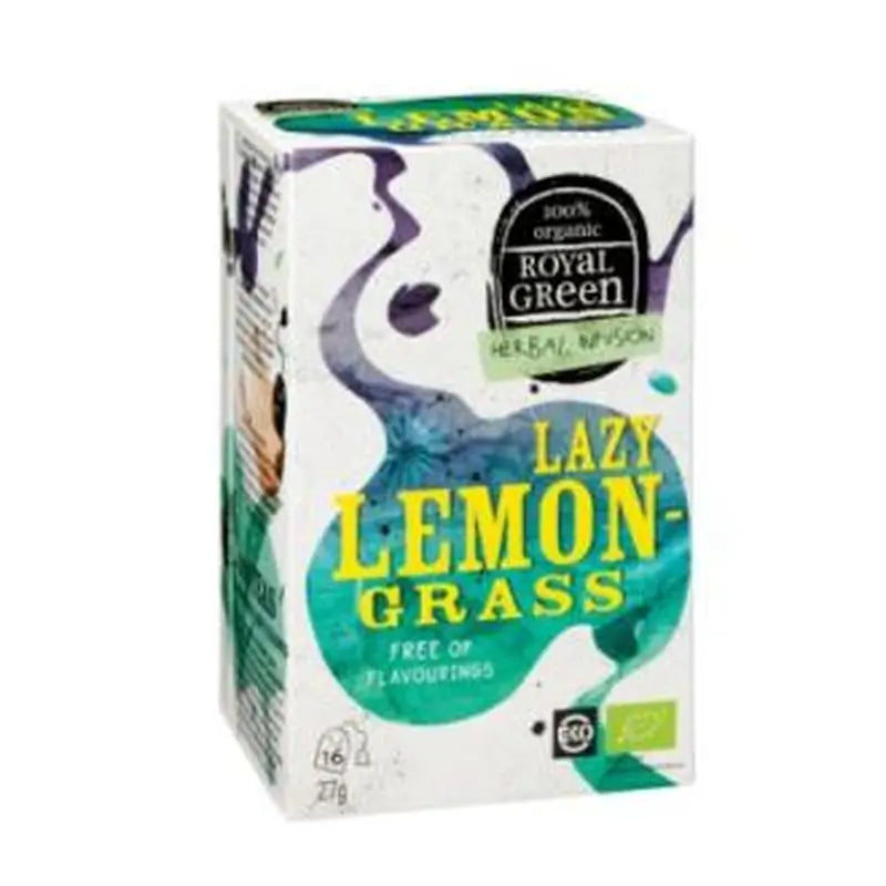 Royal Green Lazy Lemon Grass Hierba De Limon 16Infusiones. Bio 