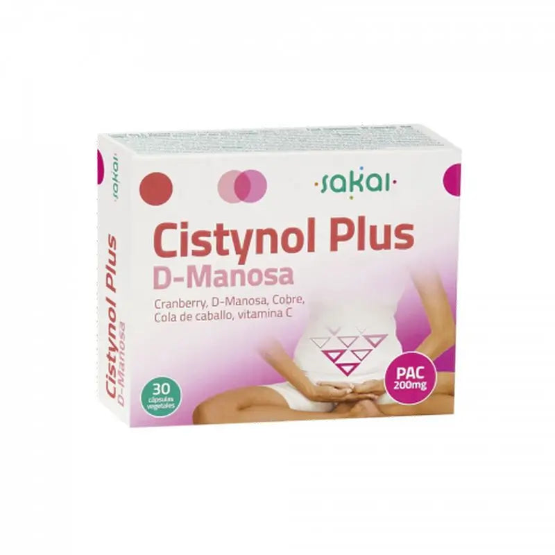 Sakai Cistynol Plus D-Manosa 30 Cap, 30 Cápsulas      