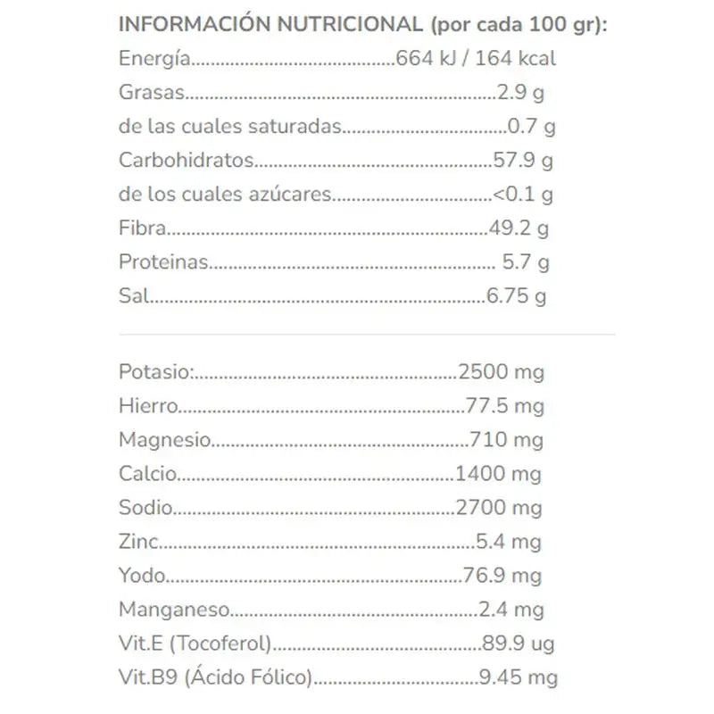 Salud Viva Alga Kelp , 100 gr