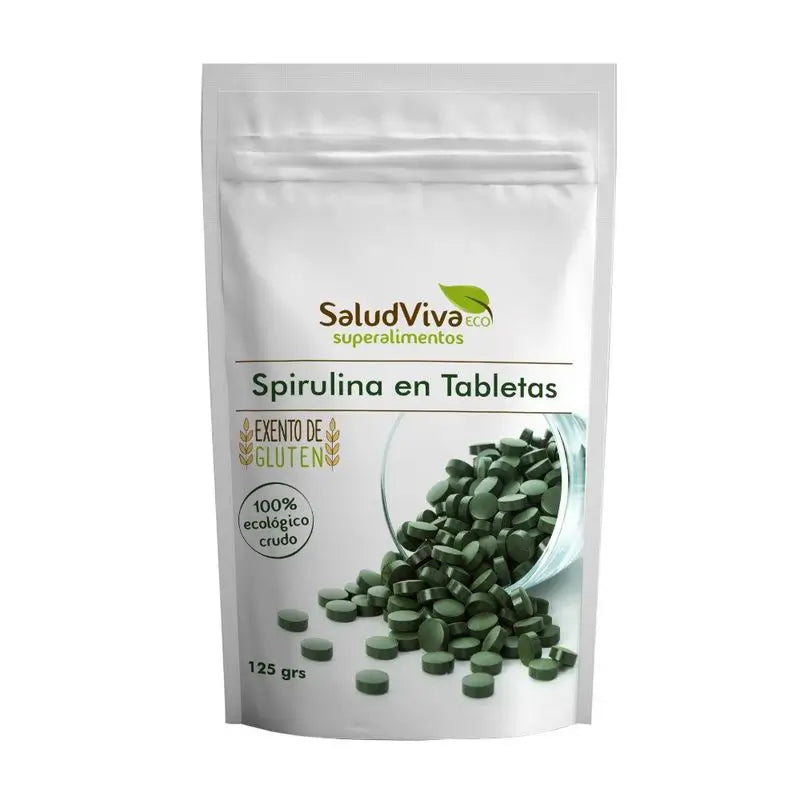 Salud Viva Spirulina En Tabletas , 125 gr