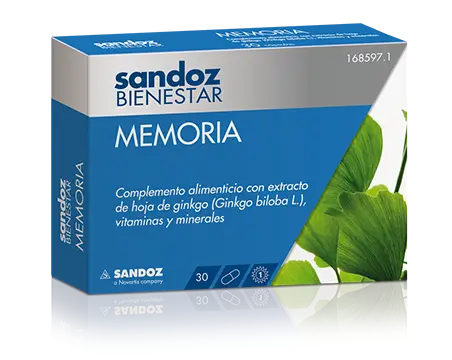 Sandoz Bienestar Memoria 30 Cápsulas