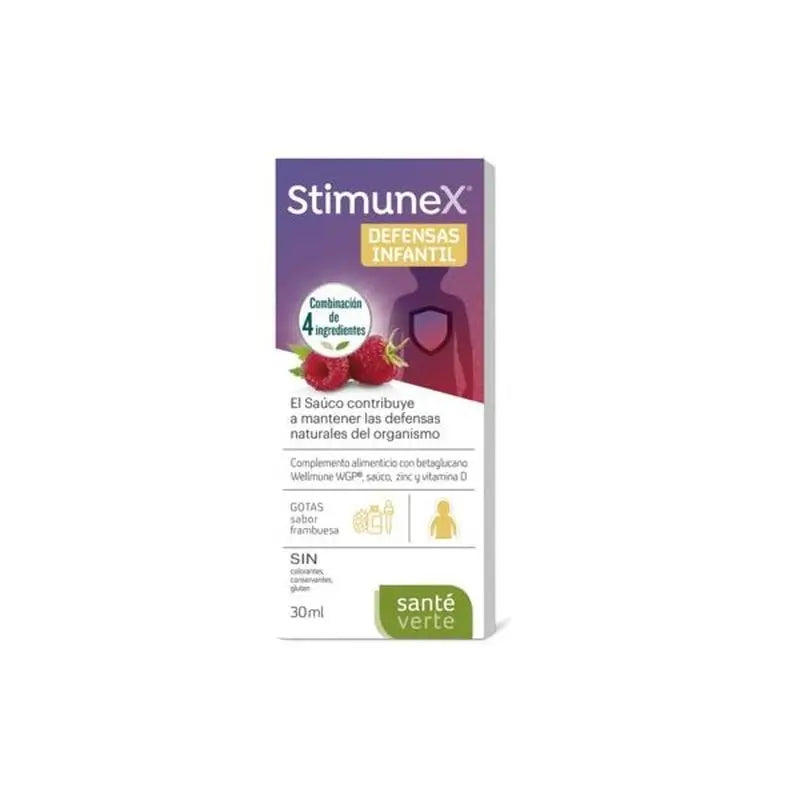 Santé Verte Stimunex Defensas Infantil Gotas, 30Ml 