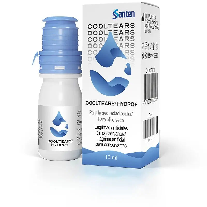 Santen Cooltears Hydro+ Lágrimas Artificiales Multidosis, 10 ml