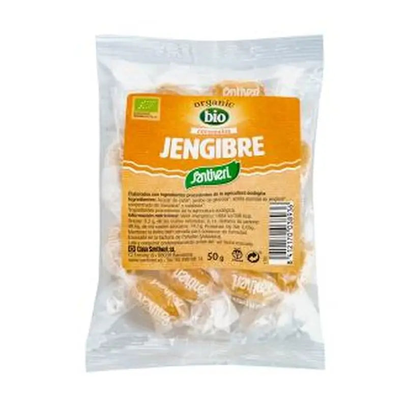 Santiveri Caramelos De Jengibre 50Gr. Bio 