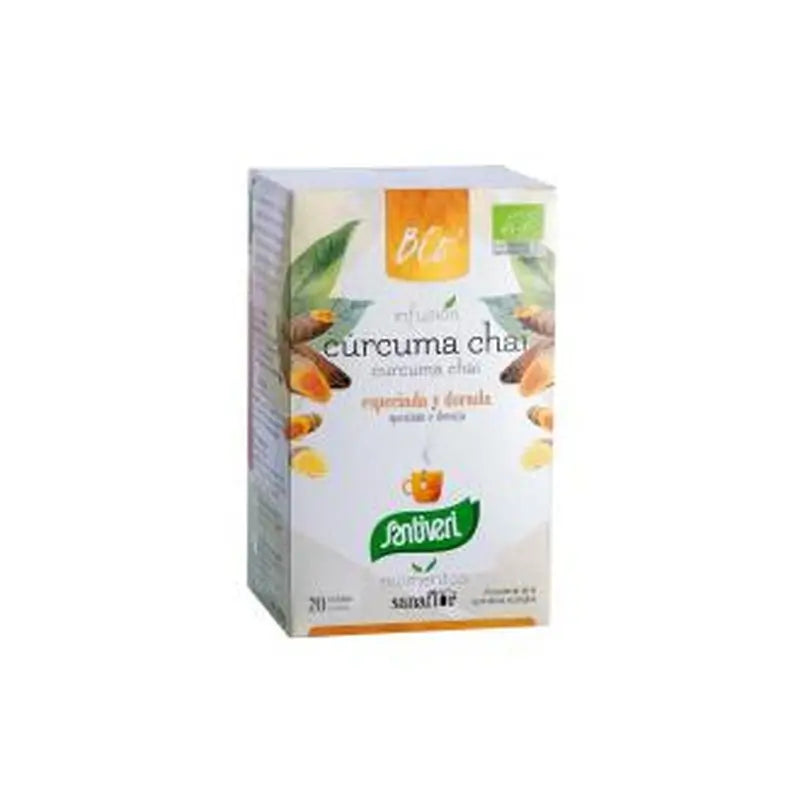 Santiveri Sanaflor Curcuma Chai Infusion 20Ud. Bio 