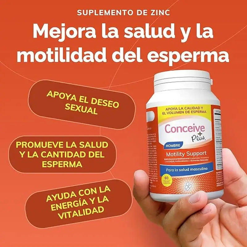 Sasmar Conceive Plus Hombre Motilidad, 60 Cápsulas