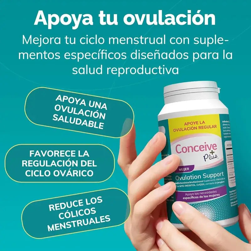 Sasmar Conceive Plus Mujer Ovulacion, 120 Cápsulas