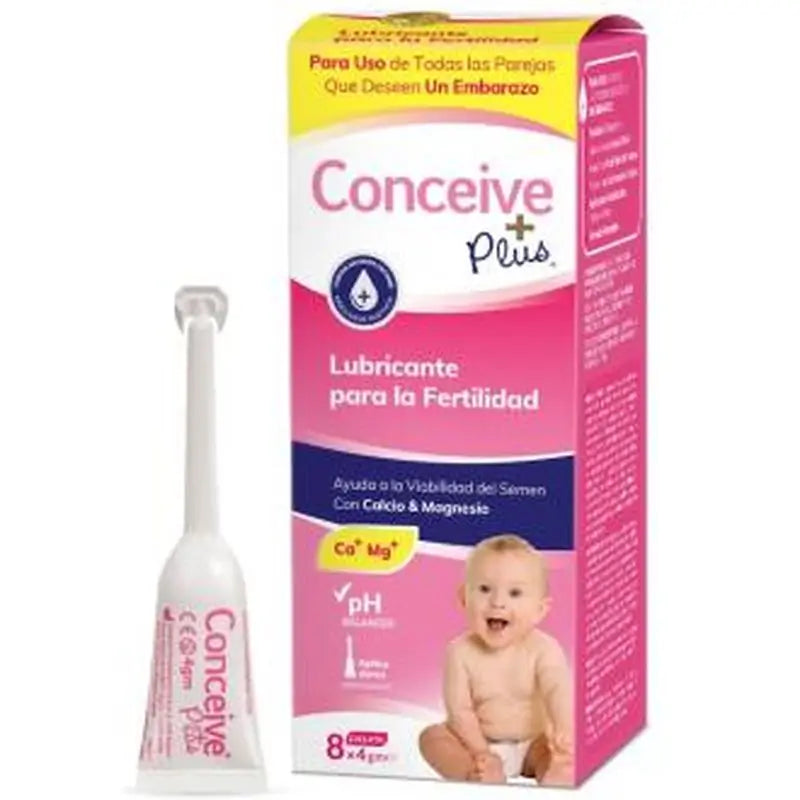 Sasmar Lubricante Conceive Plus 8 Aplicadores Unidosi