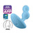 Satisfyer Connect Deep Diver Plug Vibrador App - Azul