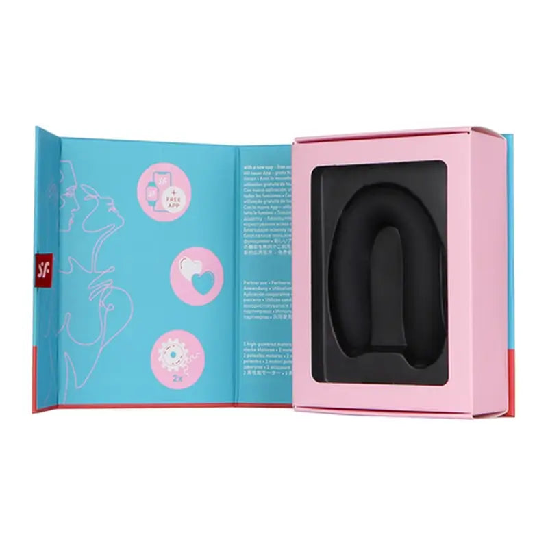 Satisfyer Connect  Double Joy Con App - Oro Negro