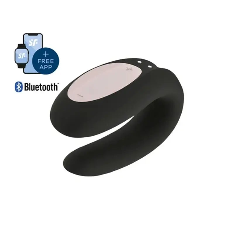 Satisfyer Connect  Double Joy Con App - Oro Negro