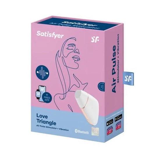 Satisfyer Connect Love Triangle Estimulador Y Vibrador - Blanco