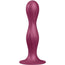 Satisfyer Double Ball-R Dildo Silicona Granate