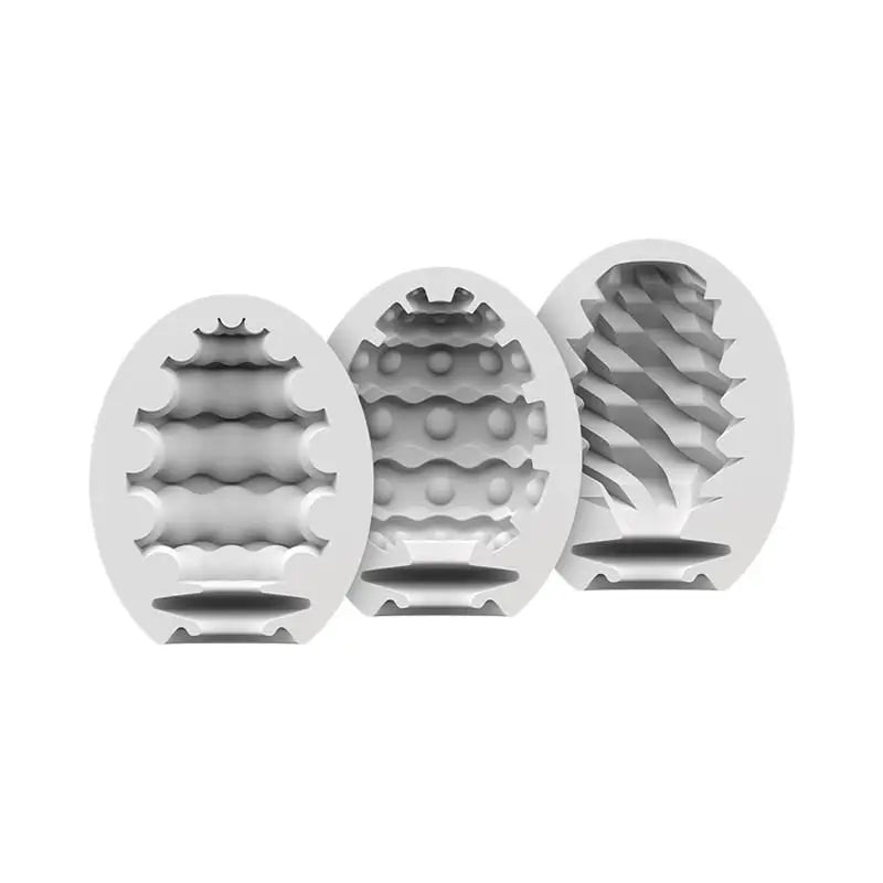 Satisfyer Set 3 Huevos Masturbador Riffle, Bubble Y Fierce