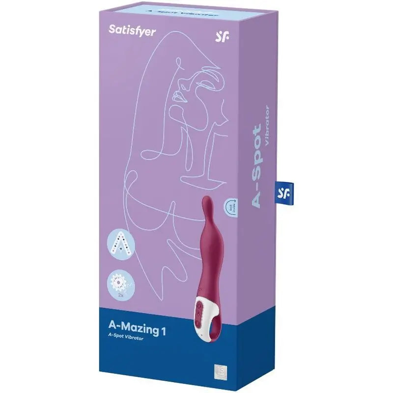 Satisfyer Vibrator A-Mazing 1 Vibrador Punto A - Berry