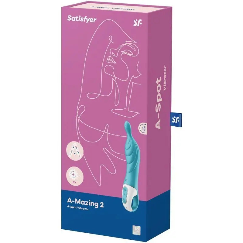 Satisfyer Vibrator A-Mazing 2 Vibrador Punto A - Turquesa